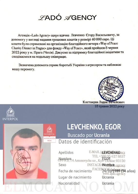 LEVCHENKO YEHOR